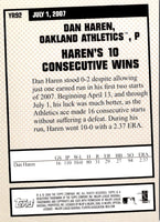 2008 Topps Year in Review Dan Haren #YR92