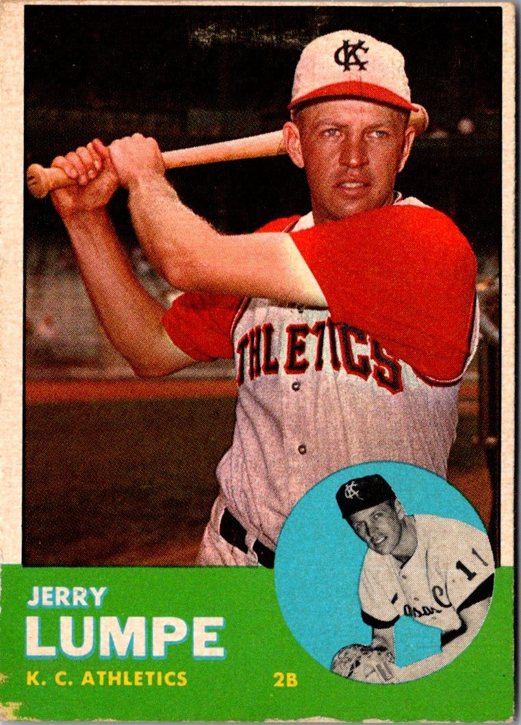 1963 Topps Jerry Lumpe