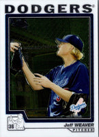 2004 Topps Traded & Rookies Chrome Jeff Weaver #T55
