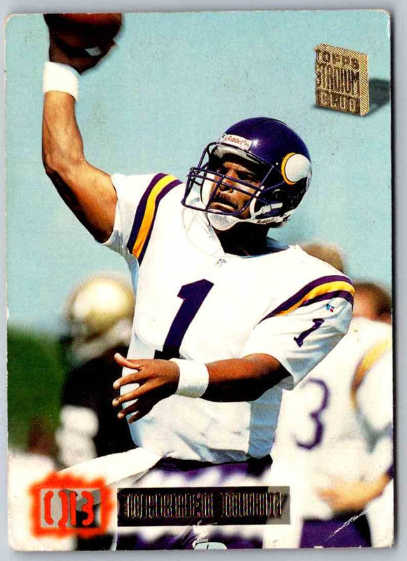 1994 Topps Stadium Club Football Warren Moon #484