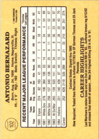 1985 Donruss Tony Bernazard #102