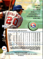 1998 Topps Gold Label Brad Fullmer #96