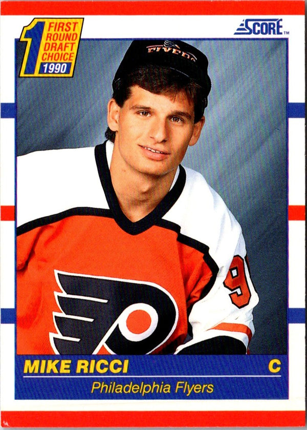 1990 Score Mike Ricci #433 Rookie