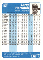 1984 Fleer Larry Herndon #82