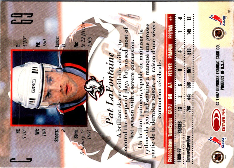 1997 Donruss Canadian Ice Pat LaFontaine