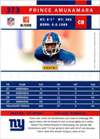 2011 Score Prince Amukamara #373 Rookie