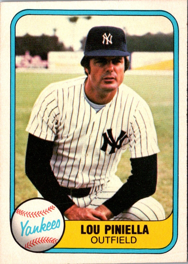 1981 Fleer Lou Piniella #85