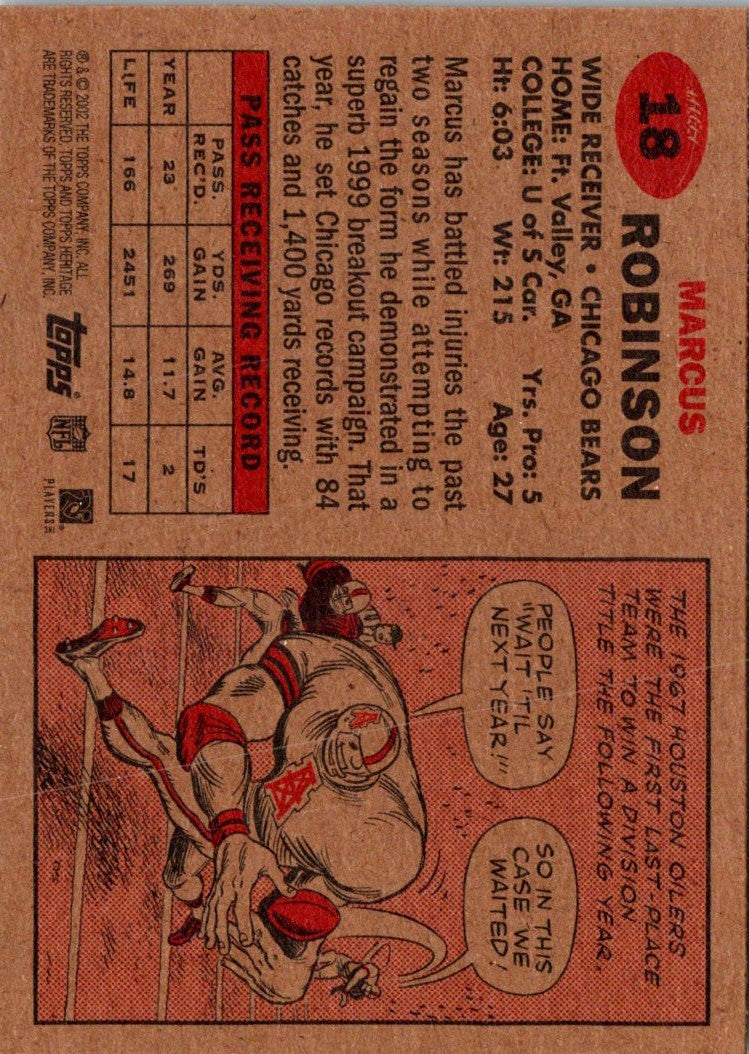2002 Topps Heritage Marcus Robinson