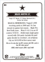 2012 Topps Magic Miles Austin #84