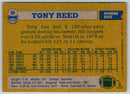 1982 Topps Tony Reed
