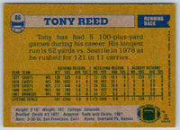 1982 Topps Tony Reed #86