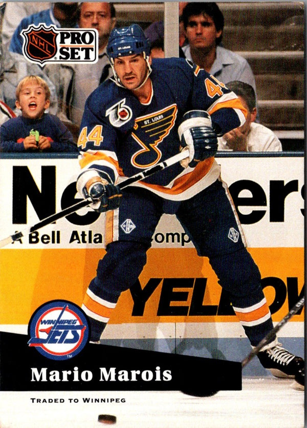 1991 Pro Set French Mario Marois #477