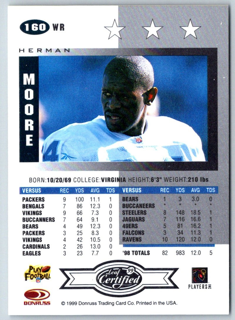 1999 Leaf Certified Herman Moore