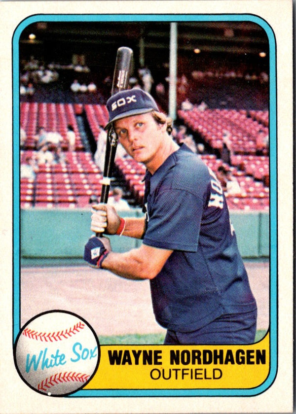 1981 Fleer Wayne Nordhagen #348