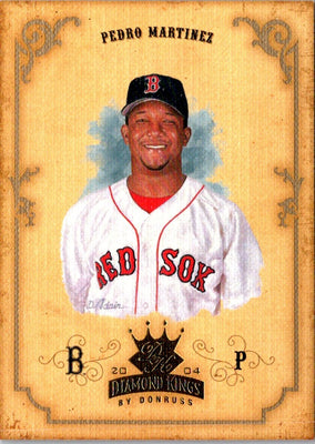 2004 Donruss Diamond Kings Pedro Martinez #90