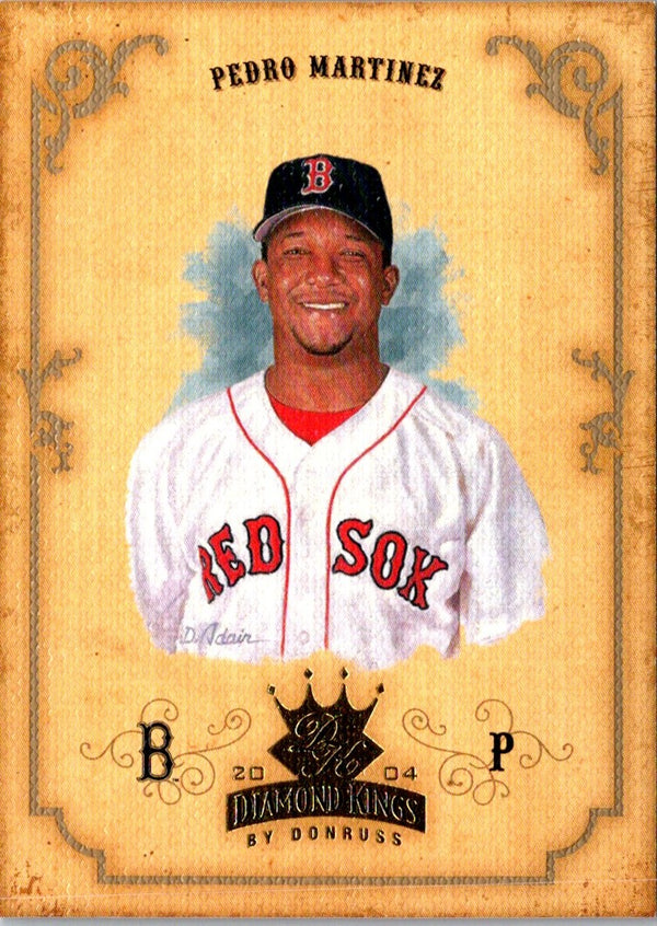 2004 Donruss Diamond Kings Pedro Martinez #90