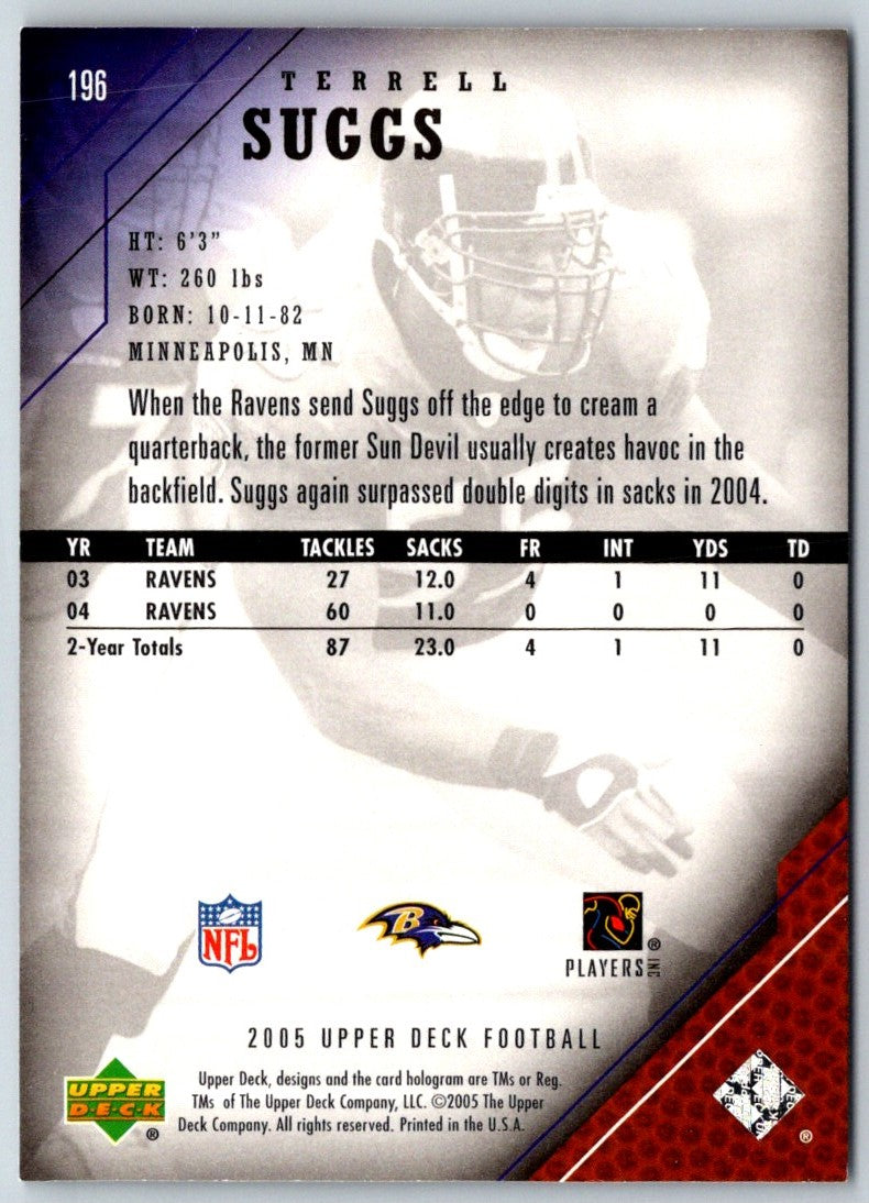 2005 Upper Deck Terrell Suggs