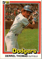 1981 Donruss Derrel Thomas #419