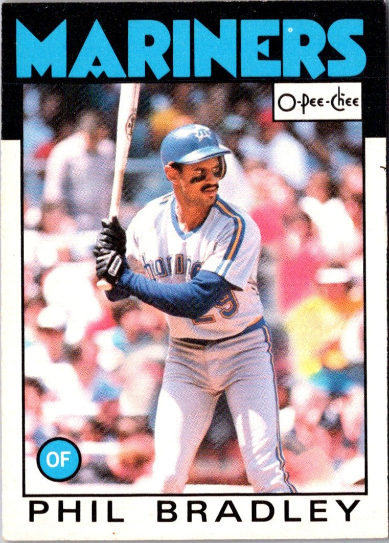 1986 O-Pee-Chee Phil Bradley