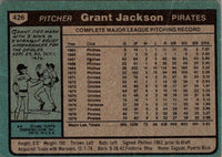 1980 Topps Grant Jackson #426