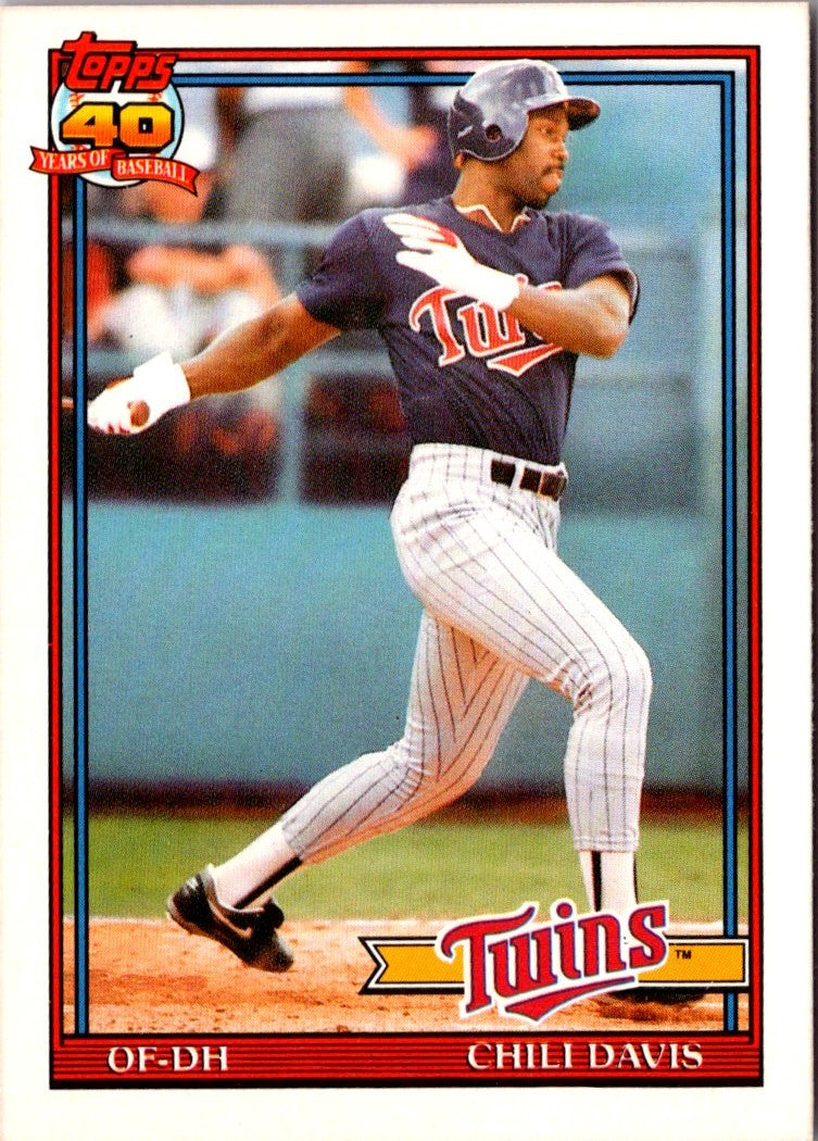 1991 Topps Traded Chili Davis