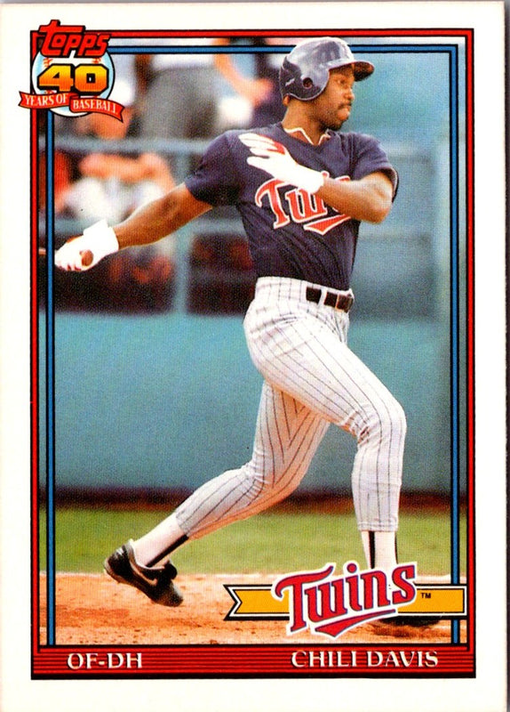1991 Topps Traded Chili Davis #27T