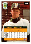 1992 Fleer Excel Todd Van Poppel