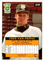 1992 Fleer Excel Todd Van Poppel #219