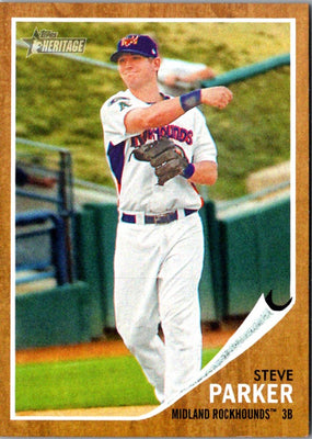 2011 Topps Heritage Minor League Steve Parker #176