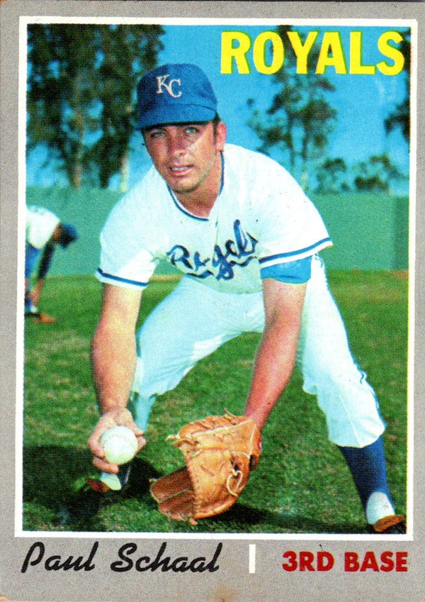 1970 Topps Paul Schaal #338 EX-MT+