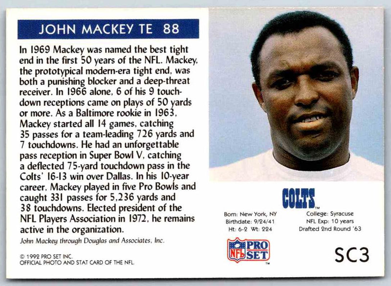 1992 Proset John Mackey