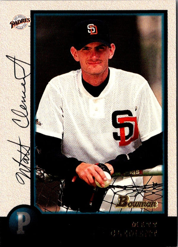 1998 Bowman Matt Clement #188