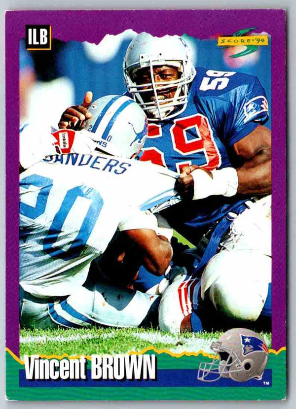 1994 Score Vincent Brown #186