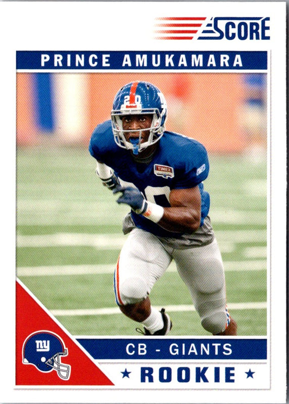 2011 Score Prince Amukamara #373 Rookie