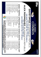 2009 Topps Updates & Highlights David Ortiz/Alex Rodriguez #UH270
