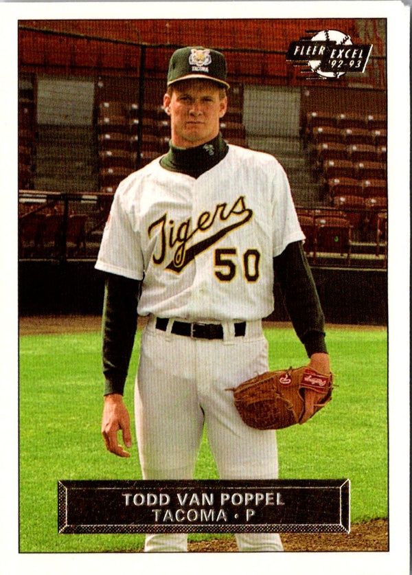 1992 Fleer Excel Todd Van Poppel #219