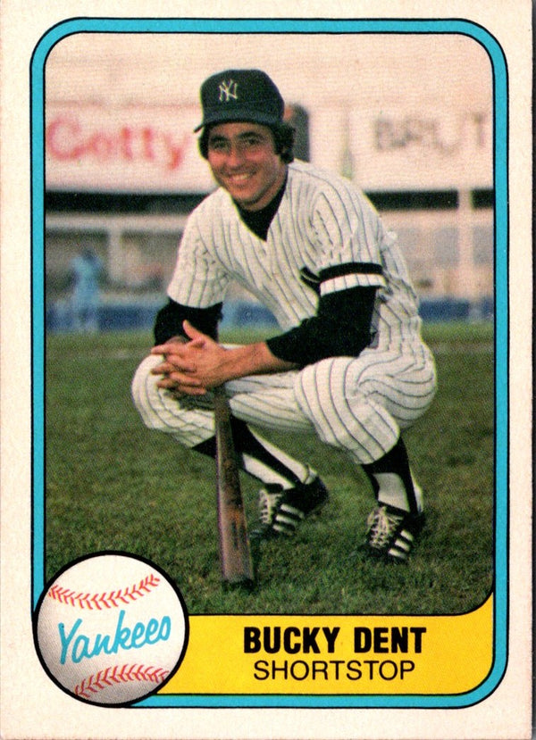 1981 Fleer Bucky Dent #80