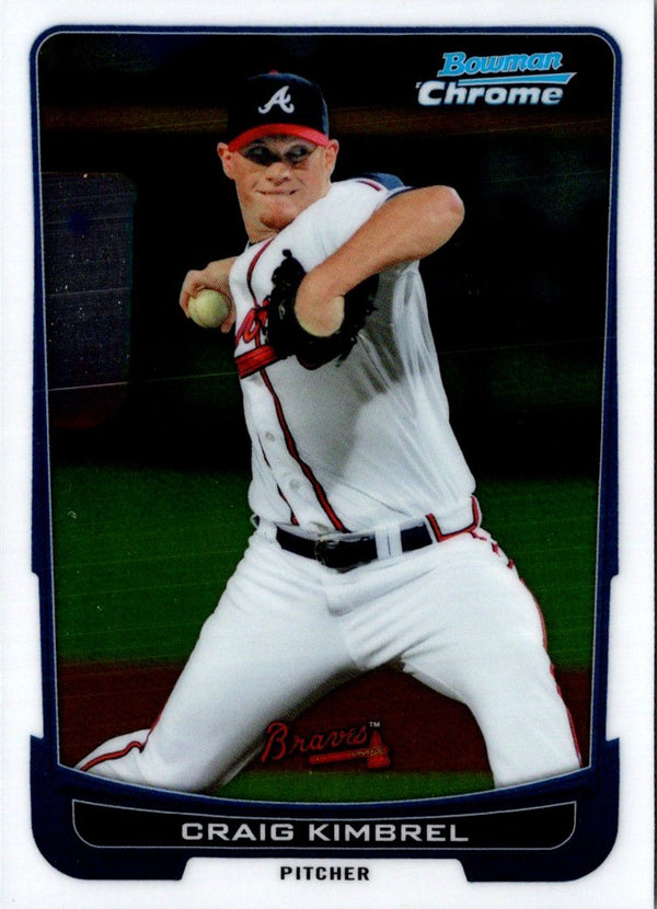 2012 Bowman Chrome Craig Kimbrel #113