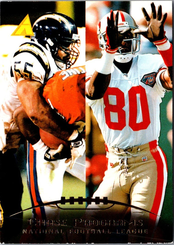 1995 Pinnacle Junior Seau/Jerry Rice #250