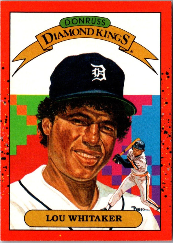 1990 Diamond Kings Lou Whitaker #16