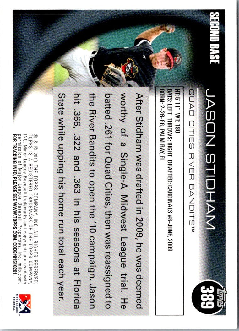 2010 Topps Pro Debut Jason Stidham