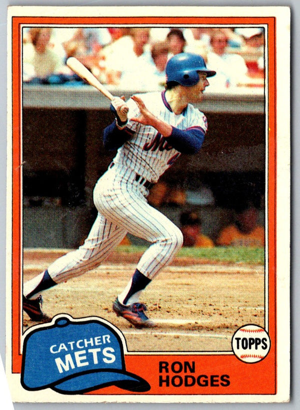 1981 Topps Ron Hodges #537