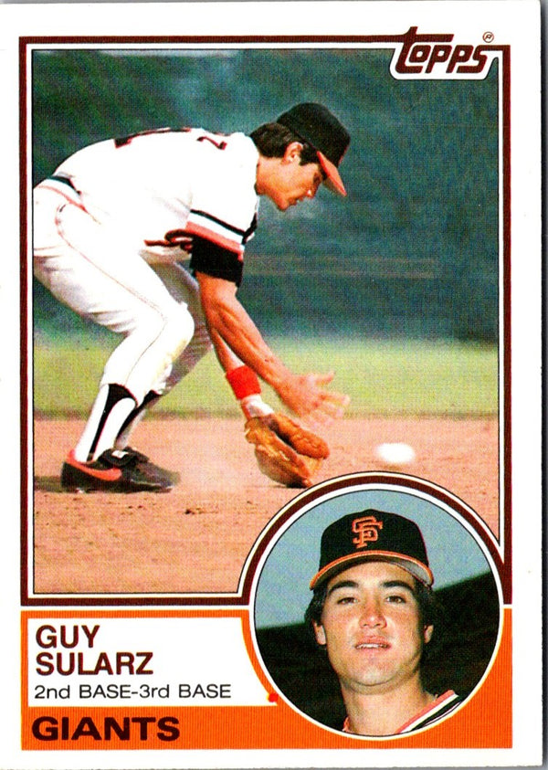 1983 Topps Guy Sularz #379 Rookie EX