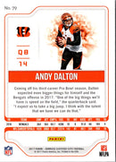 2017 Donruss Certified Cuts Andy Dalton