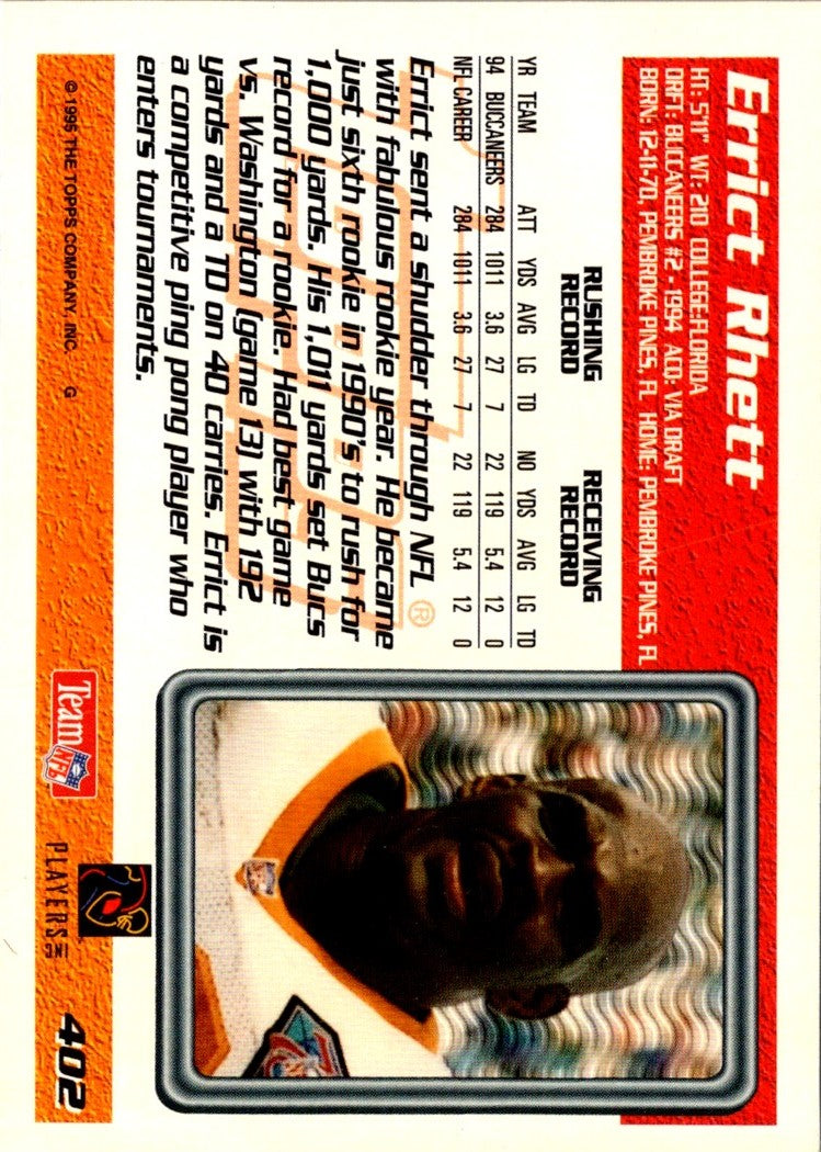 1995 Topps Errict Rhett