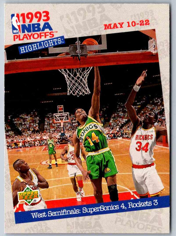 1993 Upper Deck West Semifinals: SuperSonics 4 #189