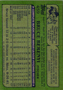 1982 Topps Bruce Berenyi