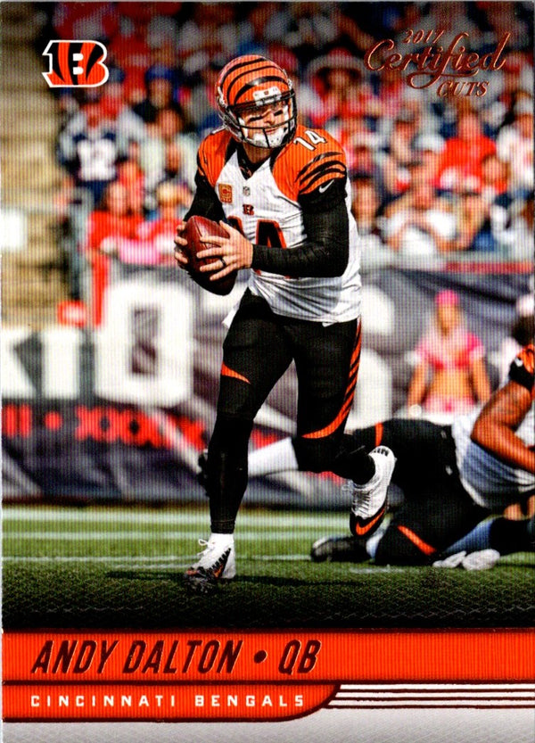 2017 Donruss Certified Cuts Andy Dalton #79