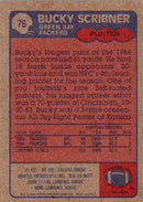 1985 Topps Bucky Scribner
