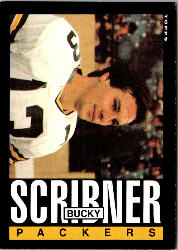 1985 Topps Bucky Scribner #76 Rookie